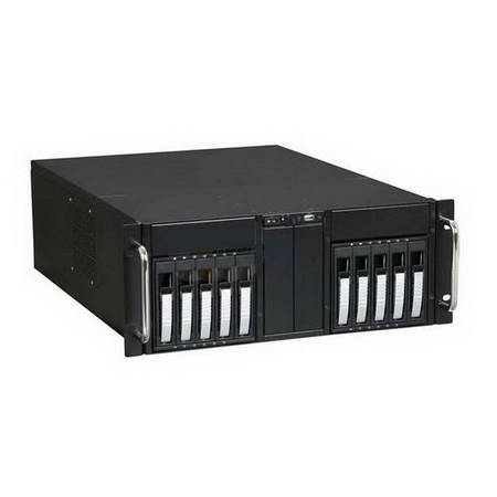 ISTARUSA NoPowerSupply 4U 10-bay Stylish Storage Server Rackmount Chassis D410-B10SL